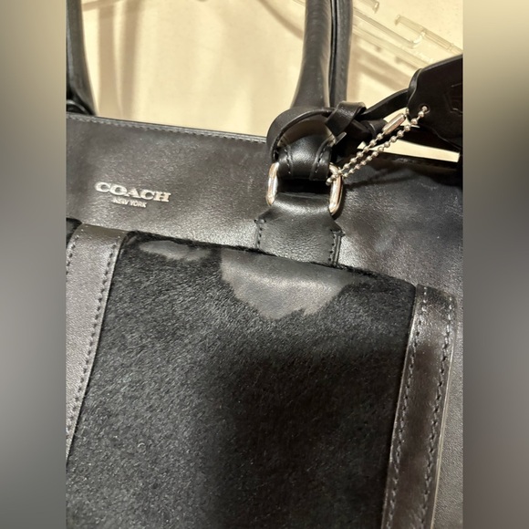Coach 2012 Limited Edition Black Legacy Madison Candace Calf Hair Leather Bag - Picture 16 of 16